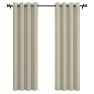 Cortina De Tela Blackout Beige Vincenzi 140X220