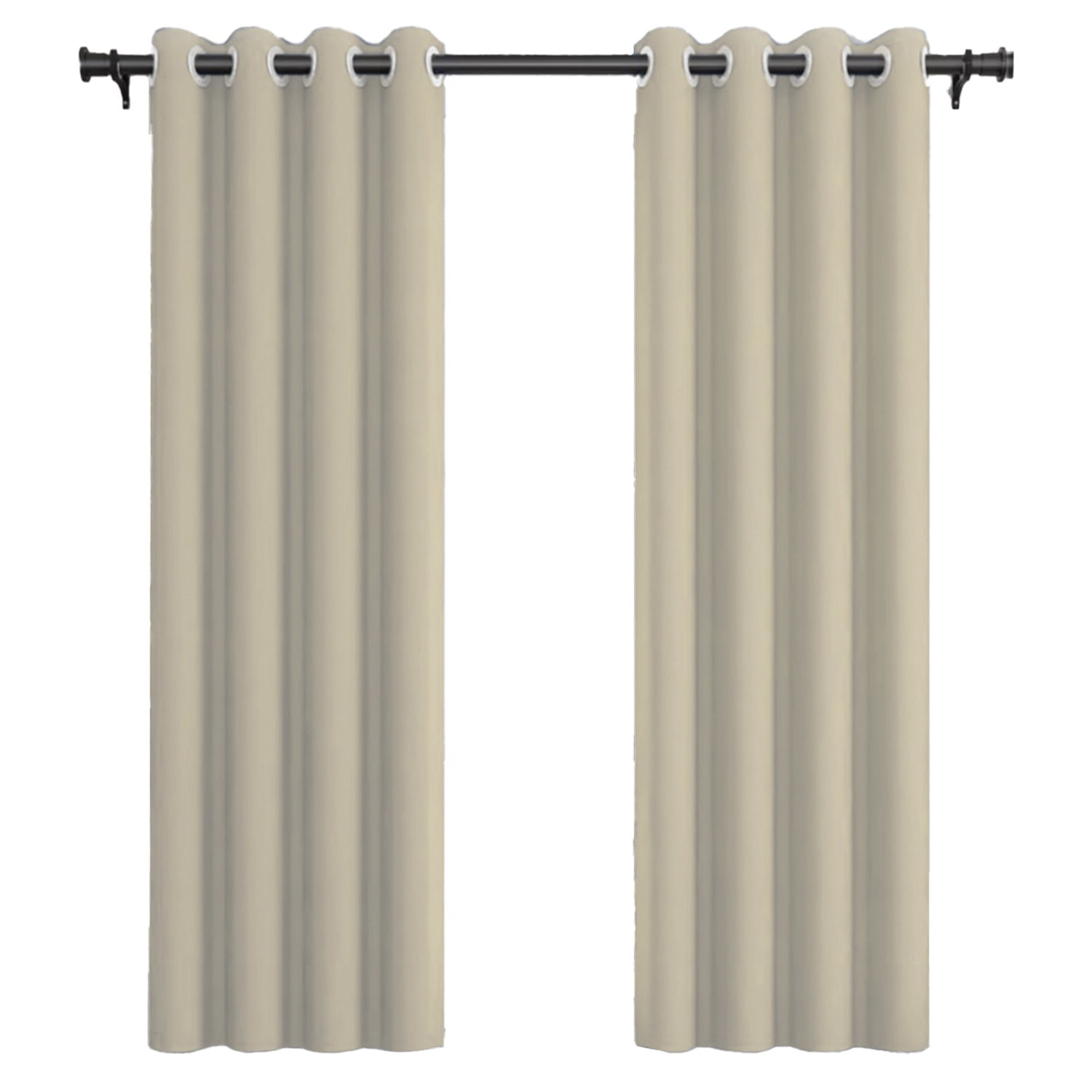 Cortina De Tela Blackout Beige Vincenzi 140x220