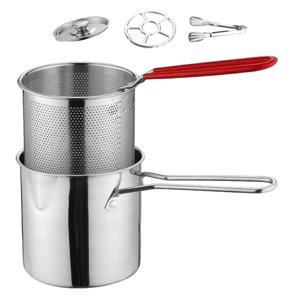 Bothyi - Olla Para Freír, Olla Multiusos Para Patatas Fritas, Para Cocinar Aros De Cebolla, Juego Completo Para Hornear