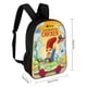 thumbnail image 2 of Pollo Interrumpido-theme Backpack, Campus style schoolbag Bookbag with Adjustable Shoulder Straps And Large Zip Compartment, Unisex Travel Bags., 2 of 6