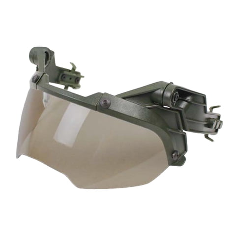 Ioensy - Gafas De Seguridad Antivaho Divididas Tácticas Gafas De Miopía Portátiles Para Game Green A