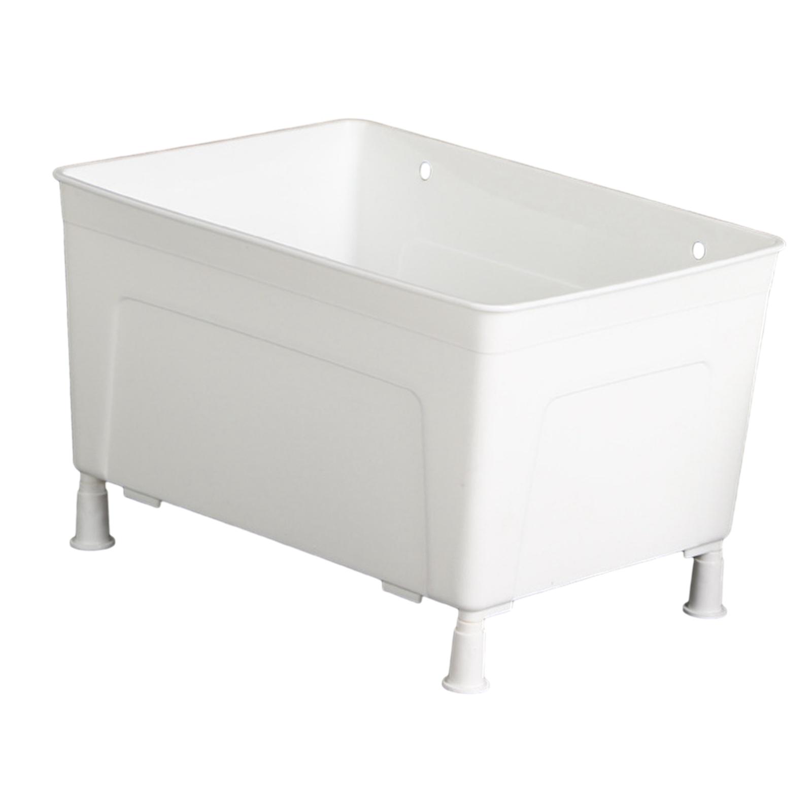 Magideal - Tanque De Tortugas, Caja De Cría De Acuario, Hábitat De Tortugas, Caja De Aislamiento De Gran Capacidad Para Criadores De Alevines, Caja Para Ejercici Blanco