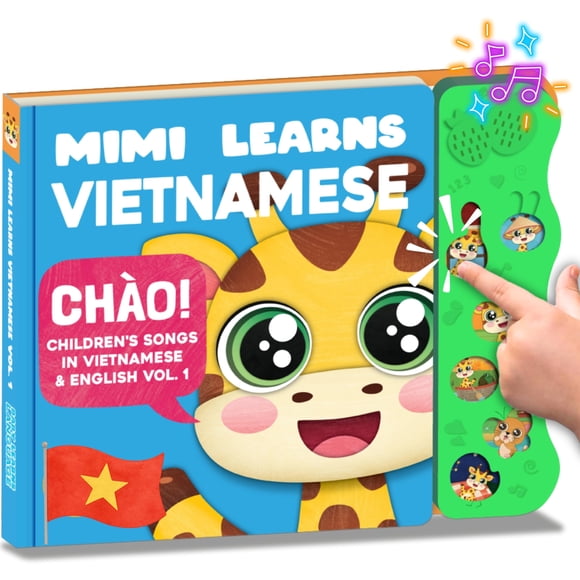 Libro de sonidos Mimi Aprende Vietnamita Vol. 1 Interactivo