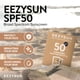 thumbnail image 3 of Protector solar EEZYSUN Mineral SPF 50 con aloe vera, 8 ml, paquete de 10, 3 of 8
