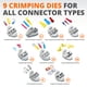 thumbnail image 2 of Juego de herramientas de crimpado Wirefy High Leverage, 9 prensadoras, 11 unidades, 2 of 8