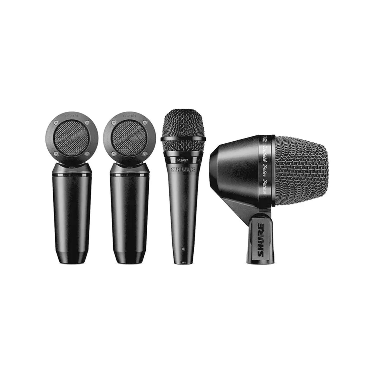 Shure Pga Studio Kit 4 Set De Micrófonos De Estudio Negro