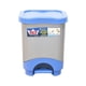 thumbnail image 1 of Basurero Pedal 19L 41X27 Cm Gris - Azul, 1 of 1