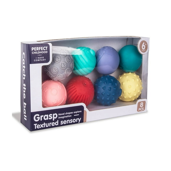 Pelotas Sensoriales Pastel 8 Piezas