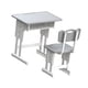 thumbnail image 2 of Escritorio De Casa Mu?eca Y Silla Juego De Sillas 1/12 Modelo De Muebles Peque?os Para Accesorios De Fotos Gris, 2 of 5