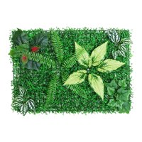 Magideal - Paneles De Topiarios Artificiales, Estera De Cerca De Arbustos De Imitación, Decoración De Fondo De Pared Verde, Cerca De Pantalla De Privacidad , Estiloa Estilo A