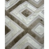 Feiya - Alfombra Jacquard Antideslizante Con Relieve 150X200 Cm