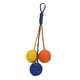 thumbnail image 2 of Bolas De Juguete Divertidas Para Gatos, Mascota Interactiva De Sisal Para Suministros Para Mascotas, Gatito, Naranja, Amarillo, 2 of 5