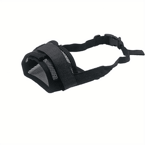 Breathable Nylon Mesh Dog Muzzle - Adjustable Strap for Comfort & Safety - Pet Accessories