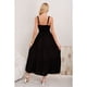 thumbnail image 3 of Maxi Vestido Mujer Largo Liso Tirantes Ajustables Eventos Fiesta 3361, 3 of 3