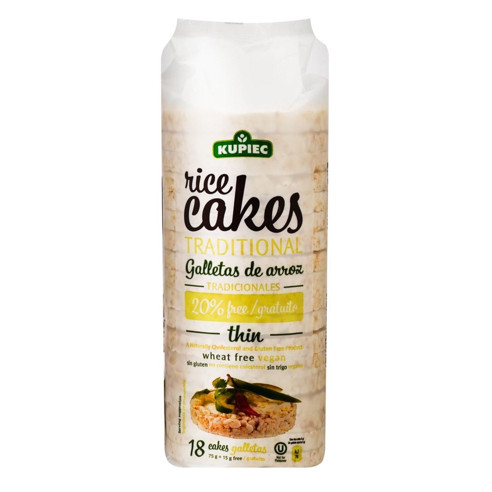 Galleta Arroz Natural Bolsa 90 g Kupiec