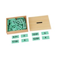 Magideal - Juguetes De Matemáticas Montessori, Caja De Aritmética Mental, Regalo De Cumpleaños, Juguete De Matemáticas, Juguetes De Madera Fáciles De Transportar Sustracción
