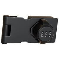 Magideal - Cerradura De Puerta Con Contraseña Mecánica, Cerradura Para Refrigerador, Combinación De Dial Mecánico, Cerradura De Leva, Cerradura De Puerta Correde Negro