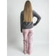 thumbnail image 5 of Pijama Micropolar Mujer Hello Kitty gris oscuro L, 5 of 6