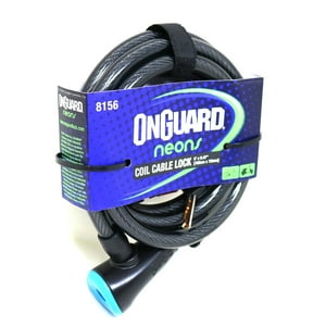 On Guard - Candado Espiral Ns 180X12Mm Azul