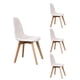 thumbnail image 1 of Pack 4 Sillas Eames Capitone Blanco Dsw Madera, 1 of 4