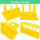 thumbnail image 3 of 2 PCS Plastic Test Tube Estantería Test Tube Stand Holder Potátil Detachable Lab Test Tube Estantería con 6 Drying Pins 6 Column Space Saving Test Tube Stoage Oganization Stand Laboatoy School Hom, 3 of 6