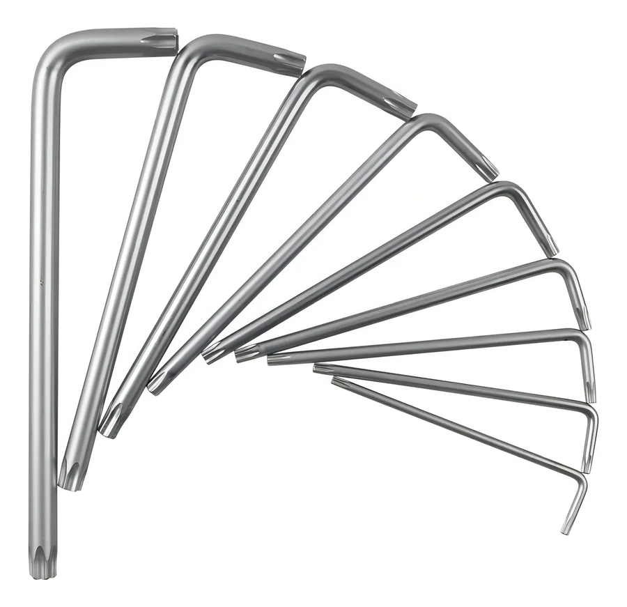 Genérico - Juego De Llaves Allen Estrella Makawa Profesional Toolstock