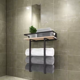 thumbnail image 3 of Repisa Con Porta Toallas Estante Toallero Baño Estanteria, 3 of 3