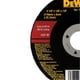 thumbnail image 3 of Pack 50 Disco Abrasivo Corte Metal 4-1/2 Dw44530 X50, 3 of 3