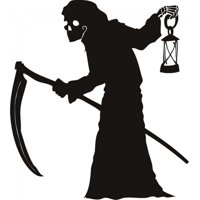 Rienda Libre Graphics - Decomural Grim Reaper Halloween Ws-18519