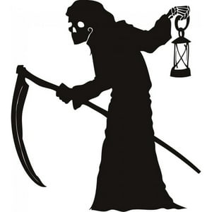 Rienda Libre Graphics - Decomural Grim Reaper Halloween Ws-18519