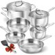 thumbnail image 1 of Juego de Cocina KOCH SYSTEME CS de 10 Piezas en Acero Inoxidable, 1 of 8