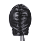 thumbnail image 3 of 1pc BDSM Leather Hood Mask - Zipper Open Mouth Eyes Full Face Cover for Adult Role-playing Sex Toys and Nightclub Prom, 3 of 5
