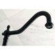 thumbnail image 4 of Grifo romano para bañera Kingston Brass Heritage de montaje en pared, negro mate, 4 of 7