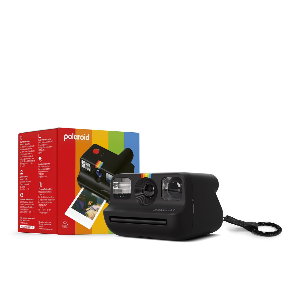 Cámara Instantánea Polaroid Go Gen 2 Kit Negra F9f42