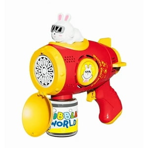 Genérico - Pistola Lanza Burbujas Led Para Niños, Líquido De Agua