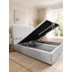 thumbnail image 1 of Cama Baul King Turin Onyx Con Sistema Hidráulico Gris Claro, 1 of 6