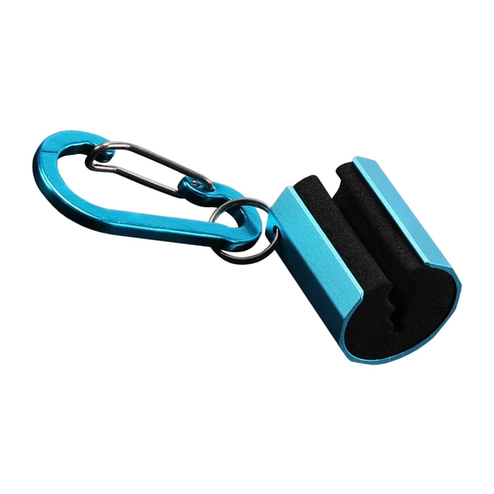 Ioensy - Creek Rod Clip Con Llavero Fly Fishing Rod Clips Accesorio Ligero Azul