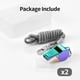 thumbnail image 3 of Whistle HUTOU Coach Sports de acero inoxidable con cordón, 2 paquetes, 3 of 7