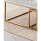 thumbnail image 2 of MESA DE CENTRO 2 PIEZAS MDF CUADRADA BLANCO DISEÑO MARMOL, 2 of 2