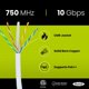 thumbnail image 2 of Cable Ethernet True Cable Cat6a Riser Cmr De 1000 Pies Blanco, 2 of 7