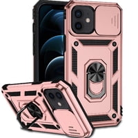 Estuche Gangxun Para Iphone 12 Mini, Soporte Giratorio 360°, Estilo Mecánico Y Magnético