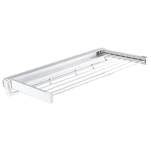 Bothyi - Estante De Secado De Ropa Estante De Almacenamiento De Zapatos Estante De Secado De Toallas Plegable Para Mudroom White