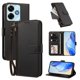thumbnail image 2 of Funda con Billetera para [Xiaomi Redmi 13 4G/5G] con Bolsillo Zipper y Tarjetero Negro, 2 of 6