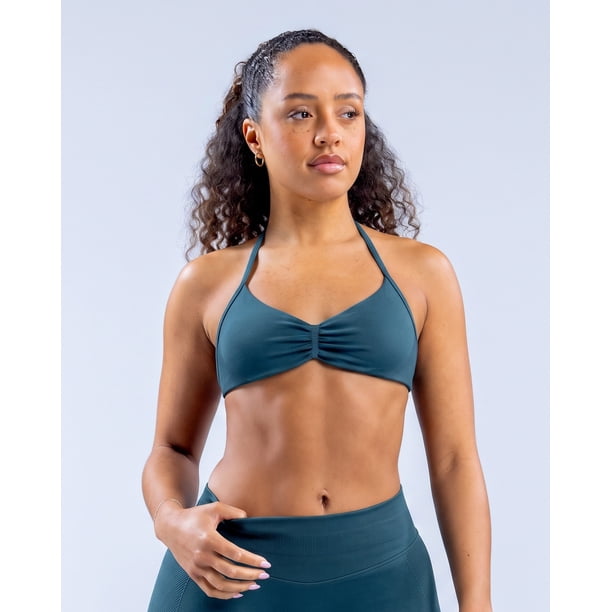 Top Deportivo Sujetador Halter con Almohadillas Removibles - YJ332
