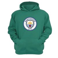 Genérico - Polerón Canguro Manchester City Verde Aguamarina Talla L Unisex