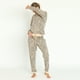 thumbnail image 1 of Pijama de Mujer Delfi Beige Estampado, 1 of 4