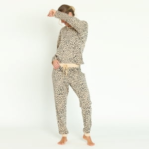 Bbz Barbzion - Pijama De Mujer Delfi Beige Estampado