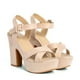 thumbnail image 5 of Sandalia Taco Beige Fiesta WXY370-21 Weide, 5 of 6