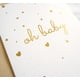 thumbnail image 4 of Tarjeta de felicitación CHRIZ.Z Oh Baby! Baby Shower con sobre de papel kraft, 4 of 4