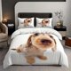 thumbnail image 1 of Cute Puppy Themed Bedding Set Duvet Cover and Pillowcase Set, 1 of 5